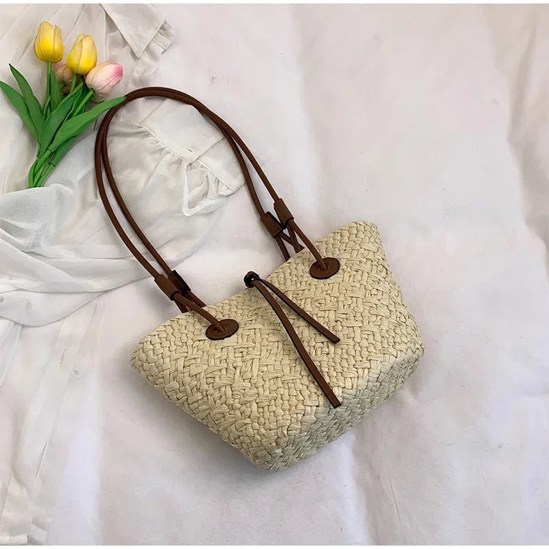 SOERA Margot Woven Summer Tote - Bag - Cream Large