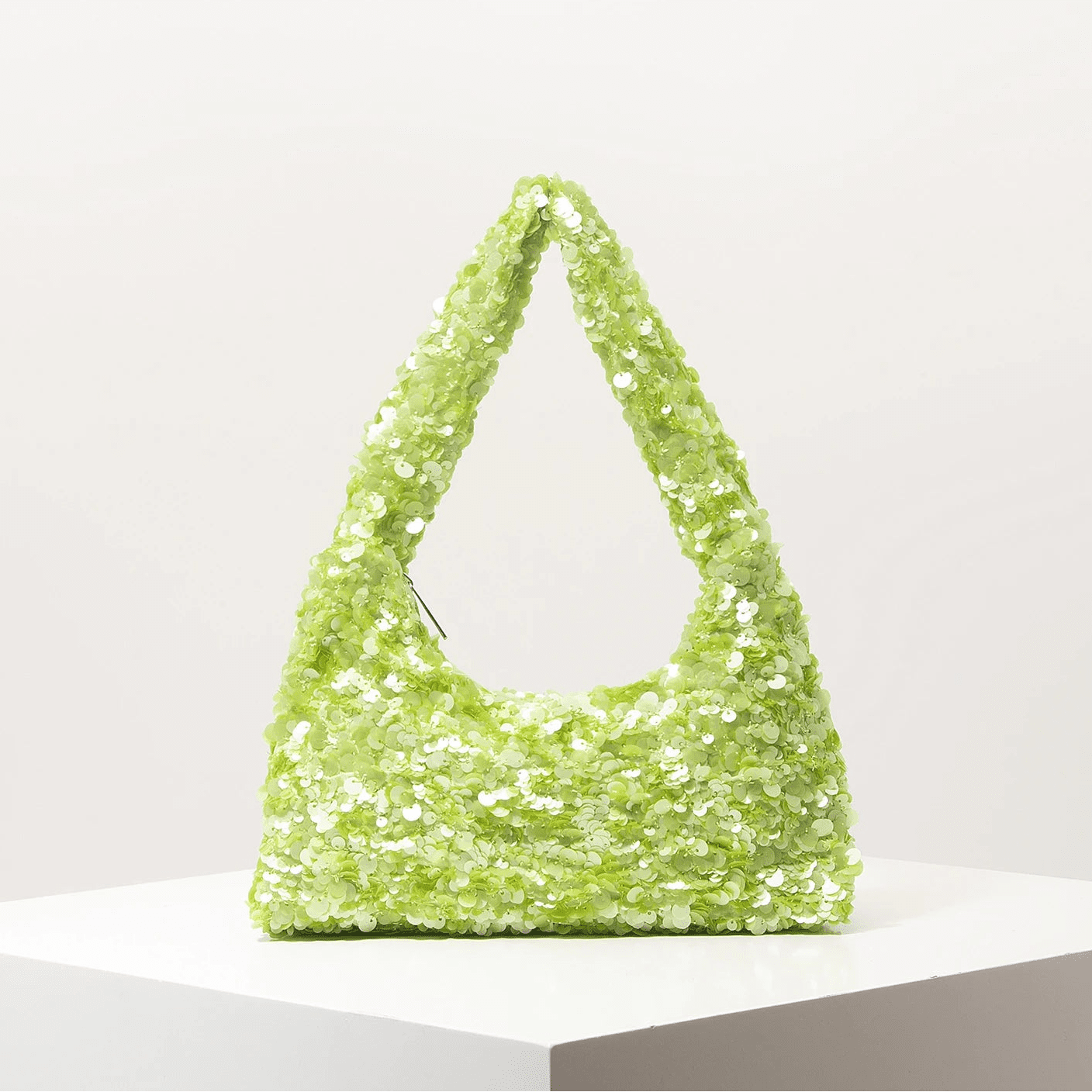SOERA Sophia Sequin Evening Shoulder Bag - Bag - Beige