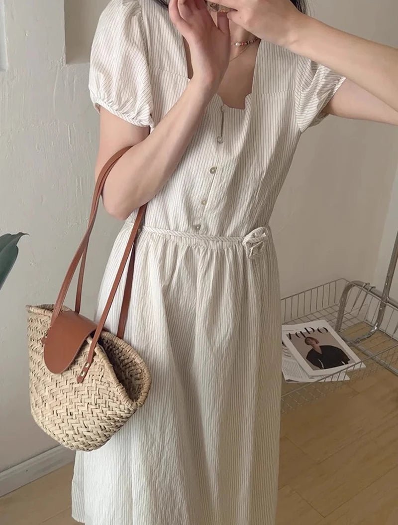 SOERA Sophia Woven Rattan Shoulder Bag - Bag - Beige