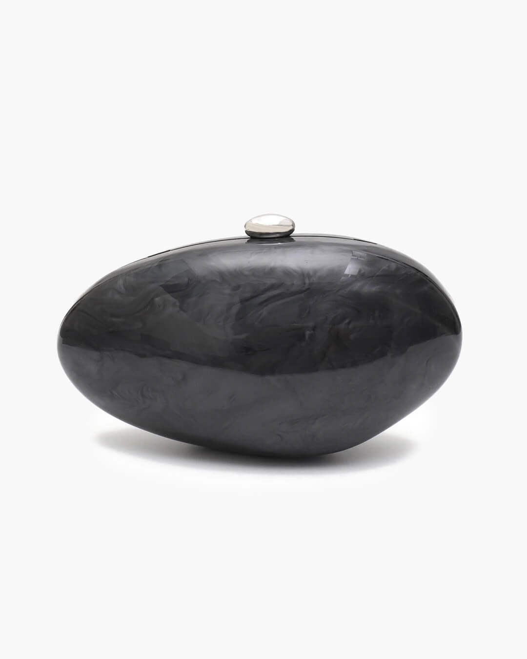SOERA Bianca Shell - Shaped Acrylic Evening Clutch - Handbags - Black