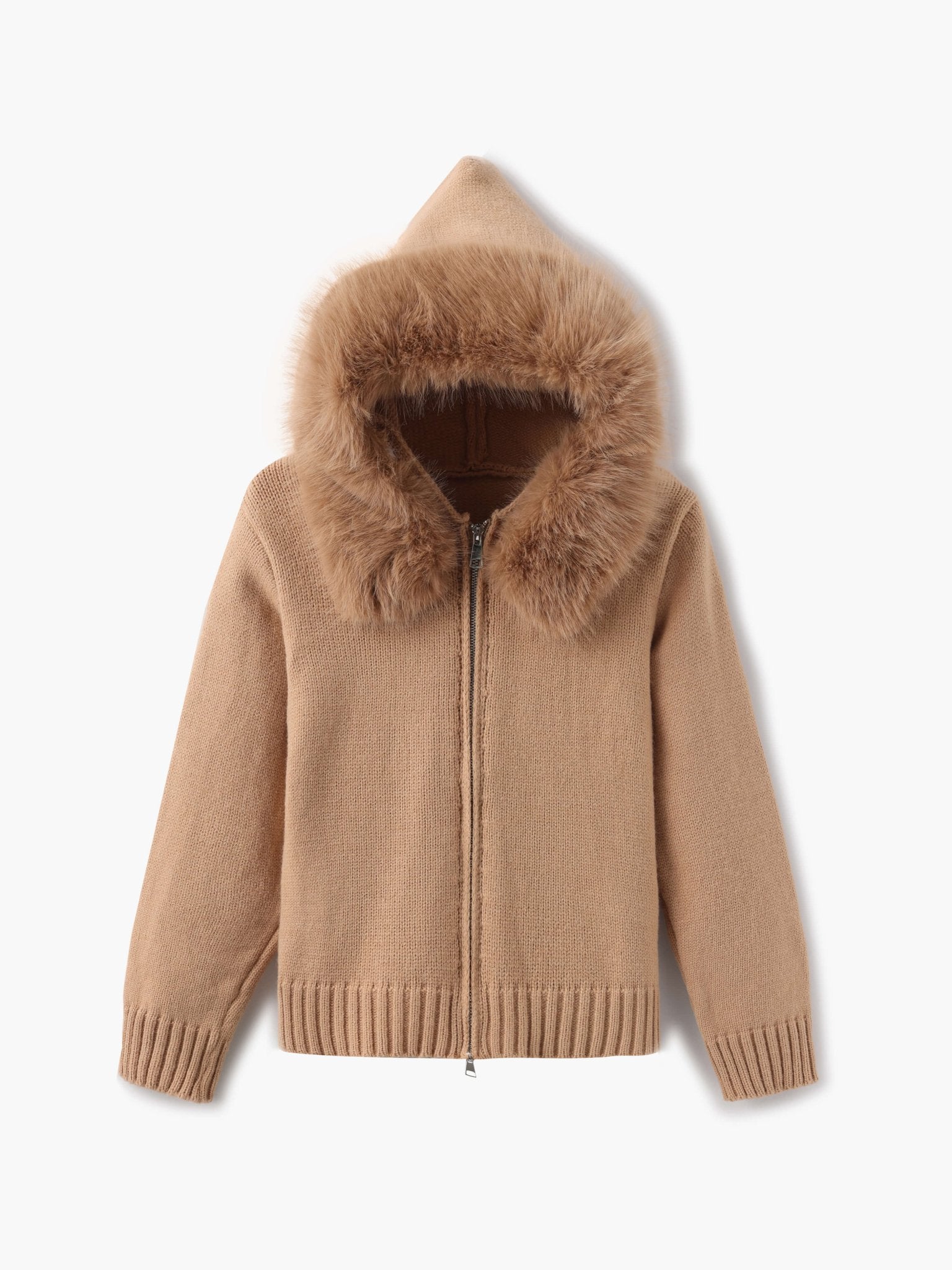 SOERA Alison faux fur Jacket - jackets - Soera-Celistine-Jacket-Brown/S Brown S