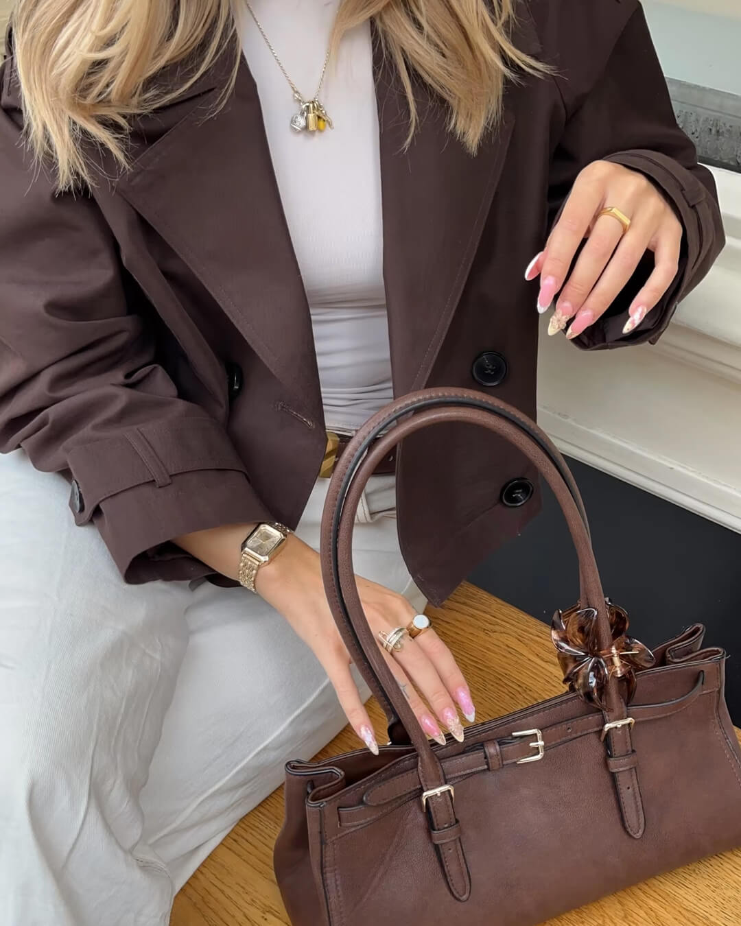 SOERA Janice Cropped Trench Coat - jackets - 3256809547252678-;RB1757549904250310653 Brown XS