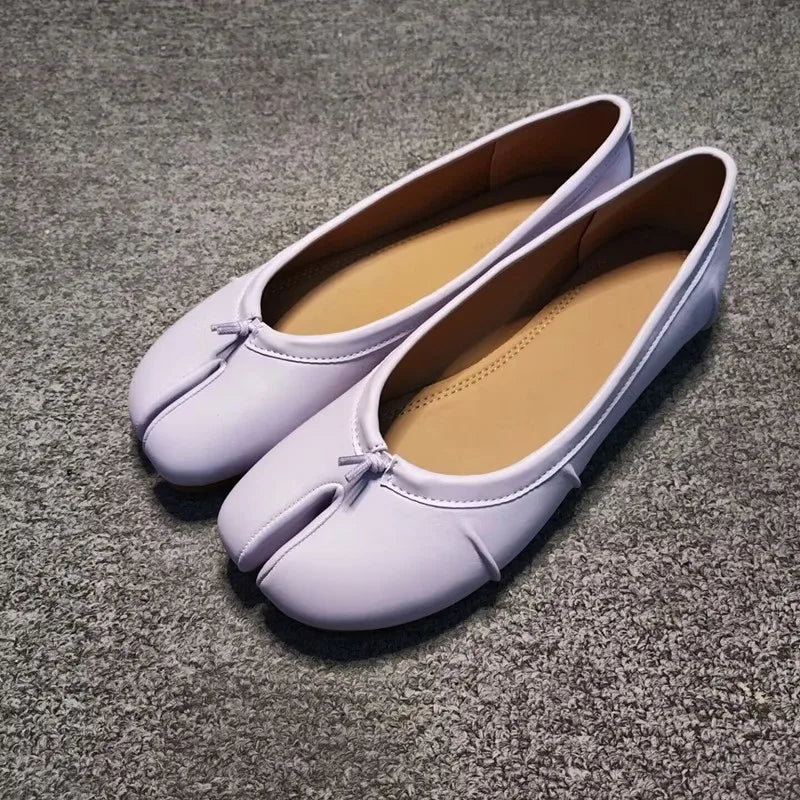 SOERA Bianca Split - Toe Leather Mules - Shoes - Lavender 35