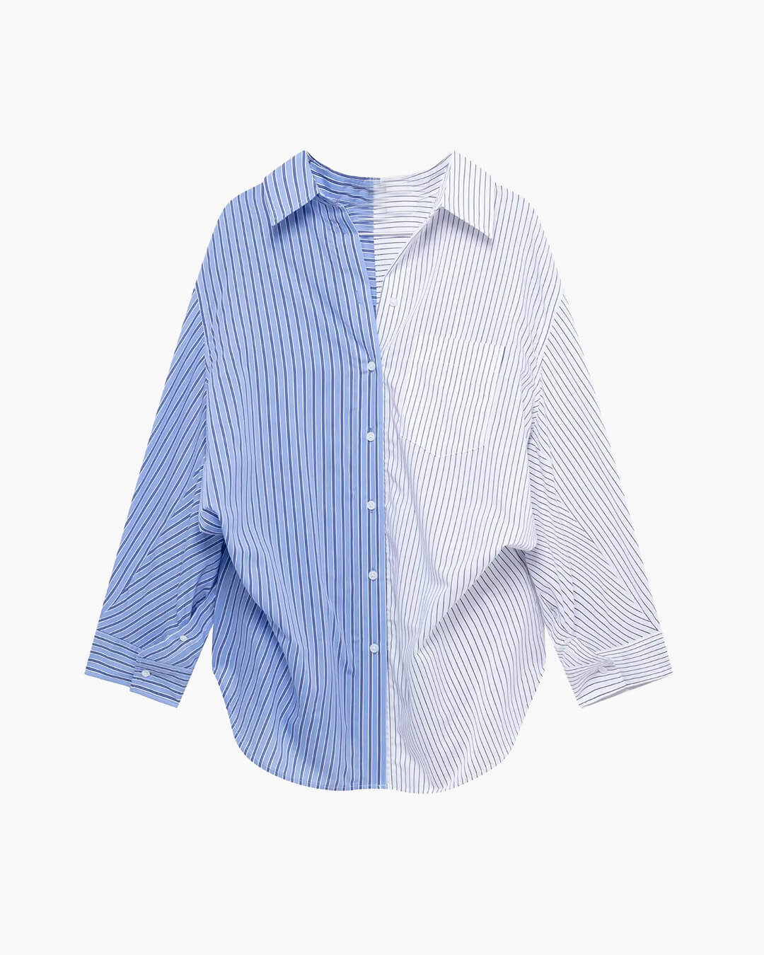 SOERA Gaile Bat Sleeve Striped Shirts - Tops - Cl1774532669747671298 2 Tone XS