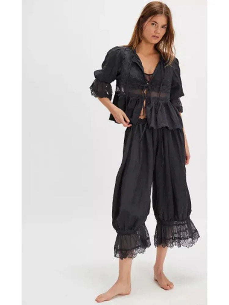 Sophia blonde lantern-dress
