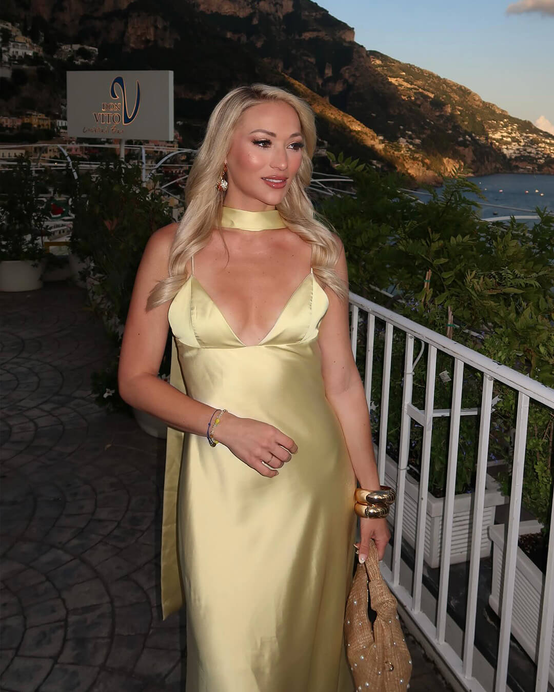 Bianca Satin Maxi Dress with Scarf