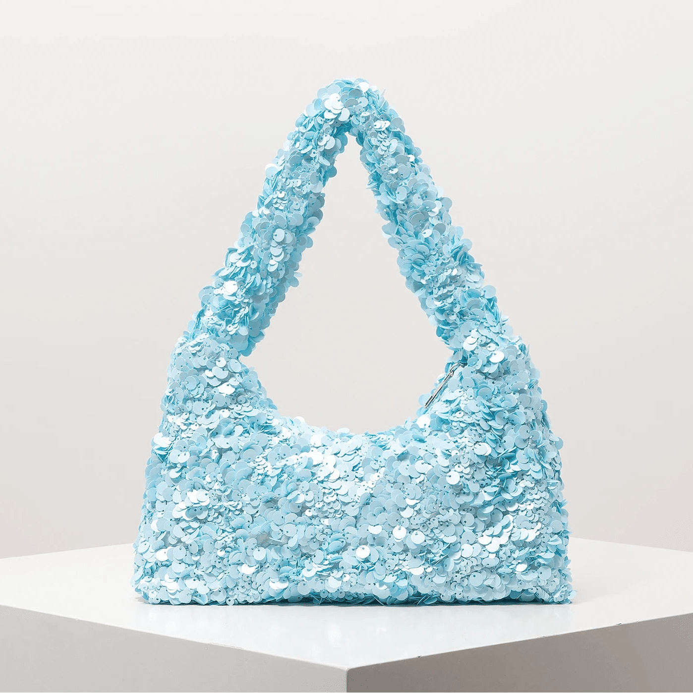SOERA Sophia Sequin Evening Shoulder Bag - Bag -  Beige