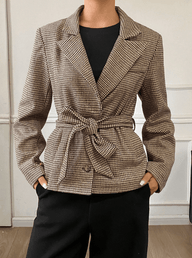 Teresa ruter houndstooth blazer