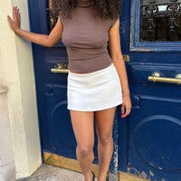 Carmen lav midje tettsittende miniskjørt med shorts