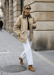 Sara vintage canvasjakke