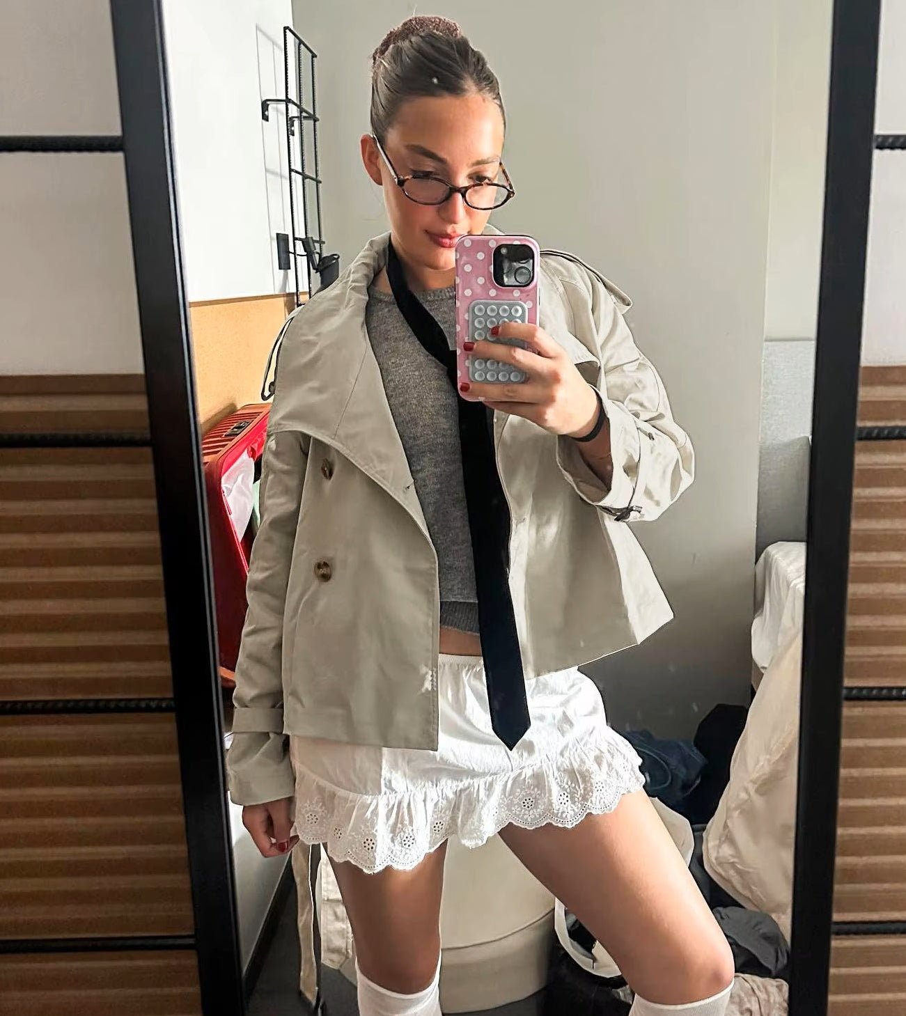 SOERA Teresa British Belted Trench Coat - Coat - SOERA-920451-KHA-M-18403 Beige M