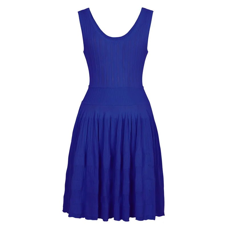 SOERA Alicia Knitted Sling Mini Dress - Dress -  Blue S