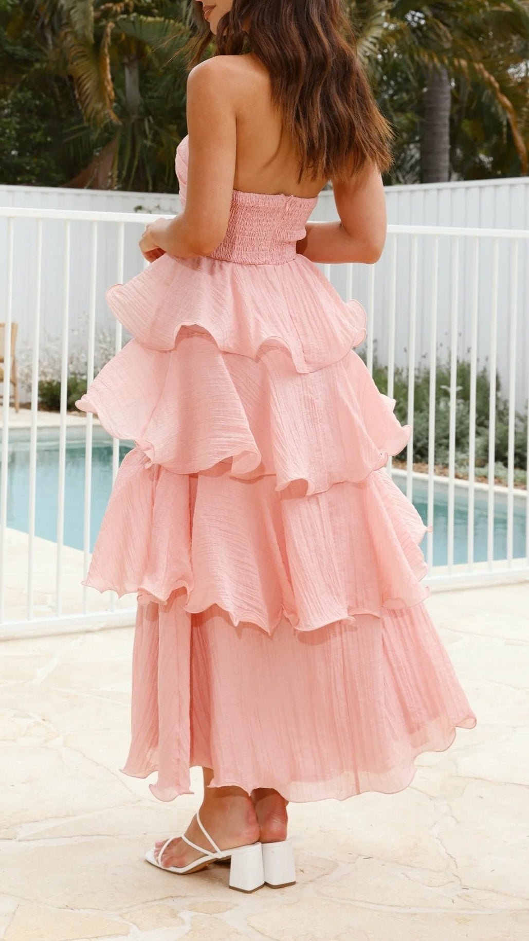 SOERA Miranda Strapless Ruffled Layer Dress - Dress -  XS