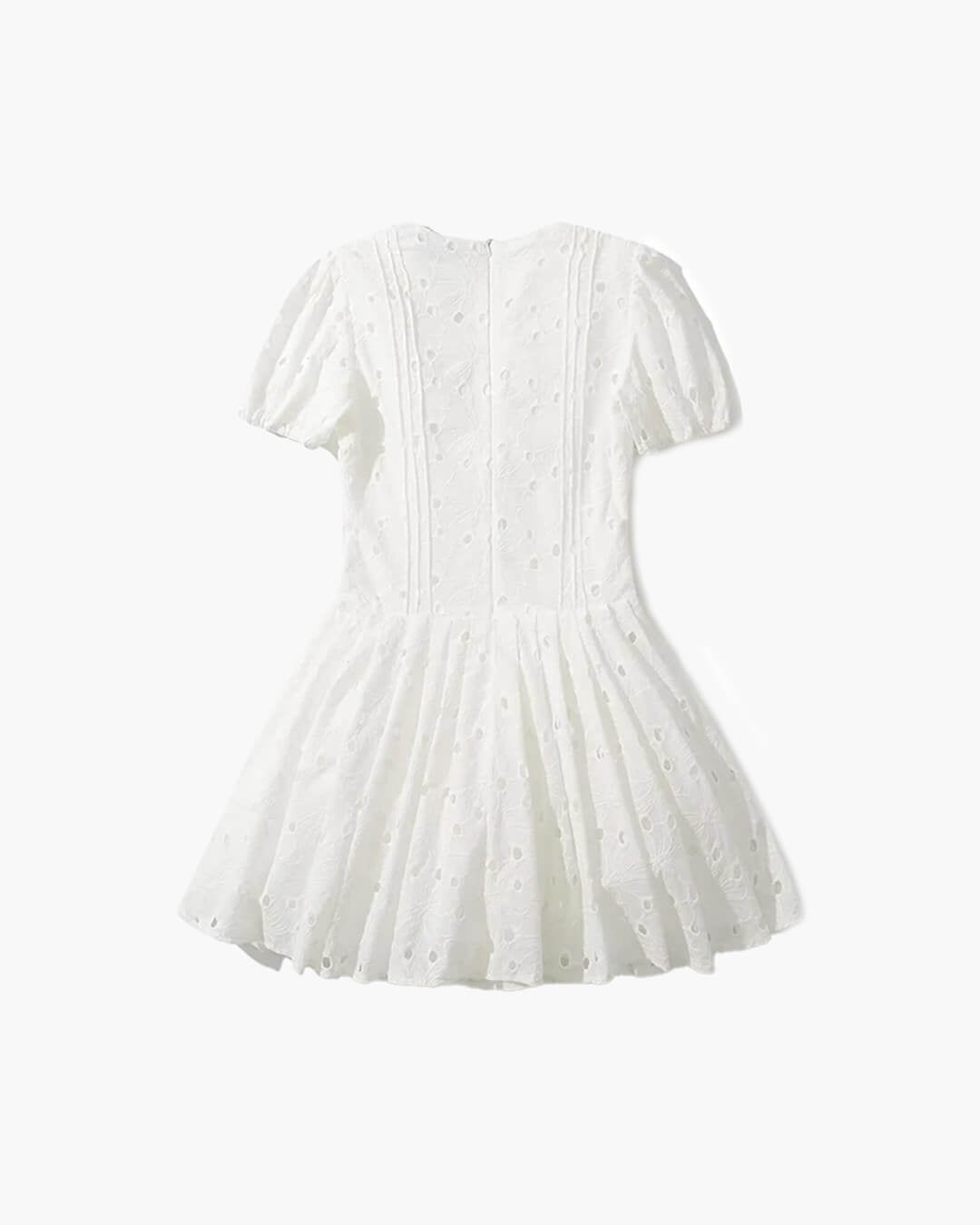 SOERA Jane Puff Sleeve Embroidered Mini Dress - Dresses - VM1774532669744532137 L