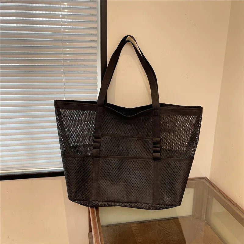 SOERA Beatrice Large Capacity Canvas Beach Tote - Handbags -  Armygreen