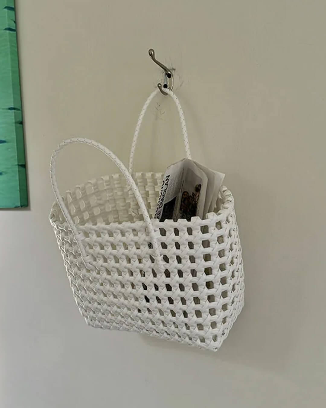 SOERA Cresta Open-Weave Tote Bag - Handbags -  White