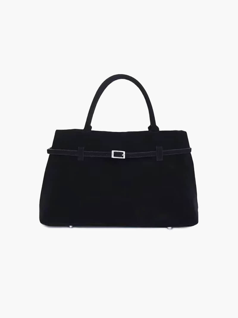 SOERA Dalila Suede Bag - Handbags - DBAD2-WK384006 Black Regular