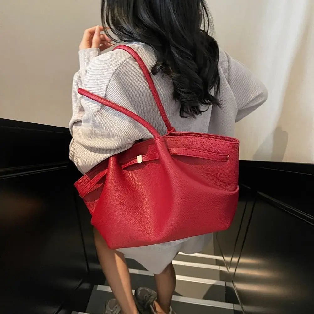 SOERA Sandy Shoulder Tote Bag - Handbags - 3256809401419780-;dX1764003584727241176 Beige