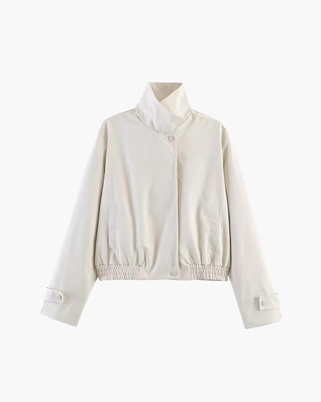 SOERA Jenny High Neck Zip Jacket - Jacket - SOERA-894787-DEF-OS-74441 Creme S