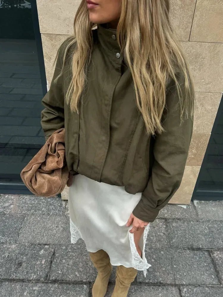 SOERA Margot Buckle Belted Bomber Jacket - Jacket - SOERA-126851-DEF-OS-56387 XS