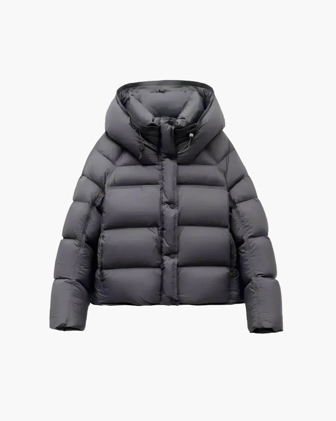 SOERA Alina Hooded Puffer Jacket - Jackets - 3256809559753038-;Hb1764062902177514846 Gray M