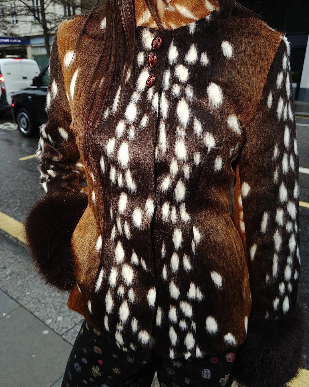 SOERA Julia Stand Collar Faux Fur Bambi Jacket - Jackets - SOERA-492931-PIC-S-84131 S