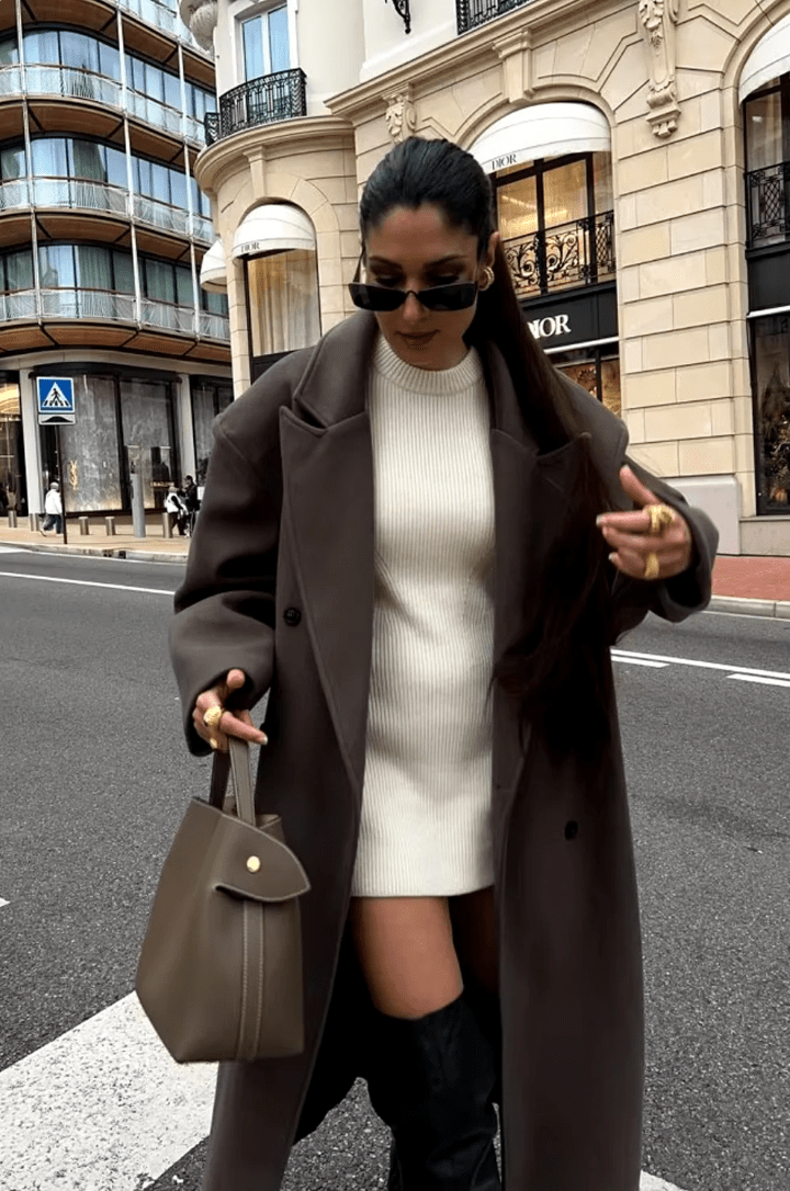 SOERA Nicole Maxi Coat - Jackets - Mv1763304746538363400 Brown L