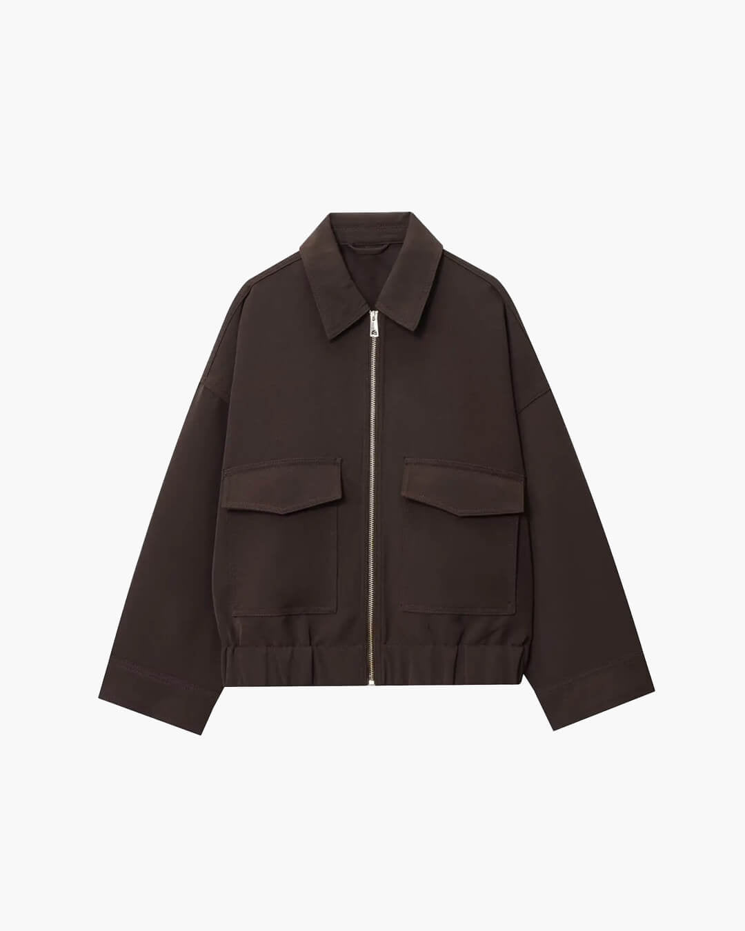 SOERA Zoey Zip Up Pocket Jacket - Jackets - 1005010155299500-;aH1774621553279313735 Dark Brown XS