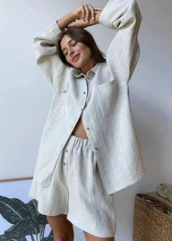 Aelita Relaxed Lin Co-Ord Sett