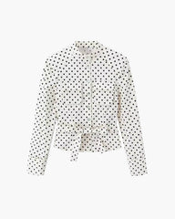 Jia Polka Dot høytlivsbukse-sett