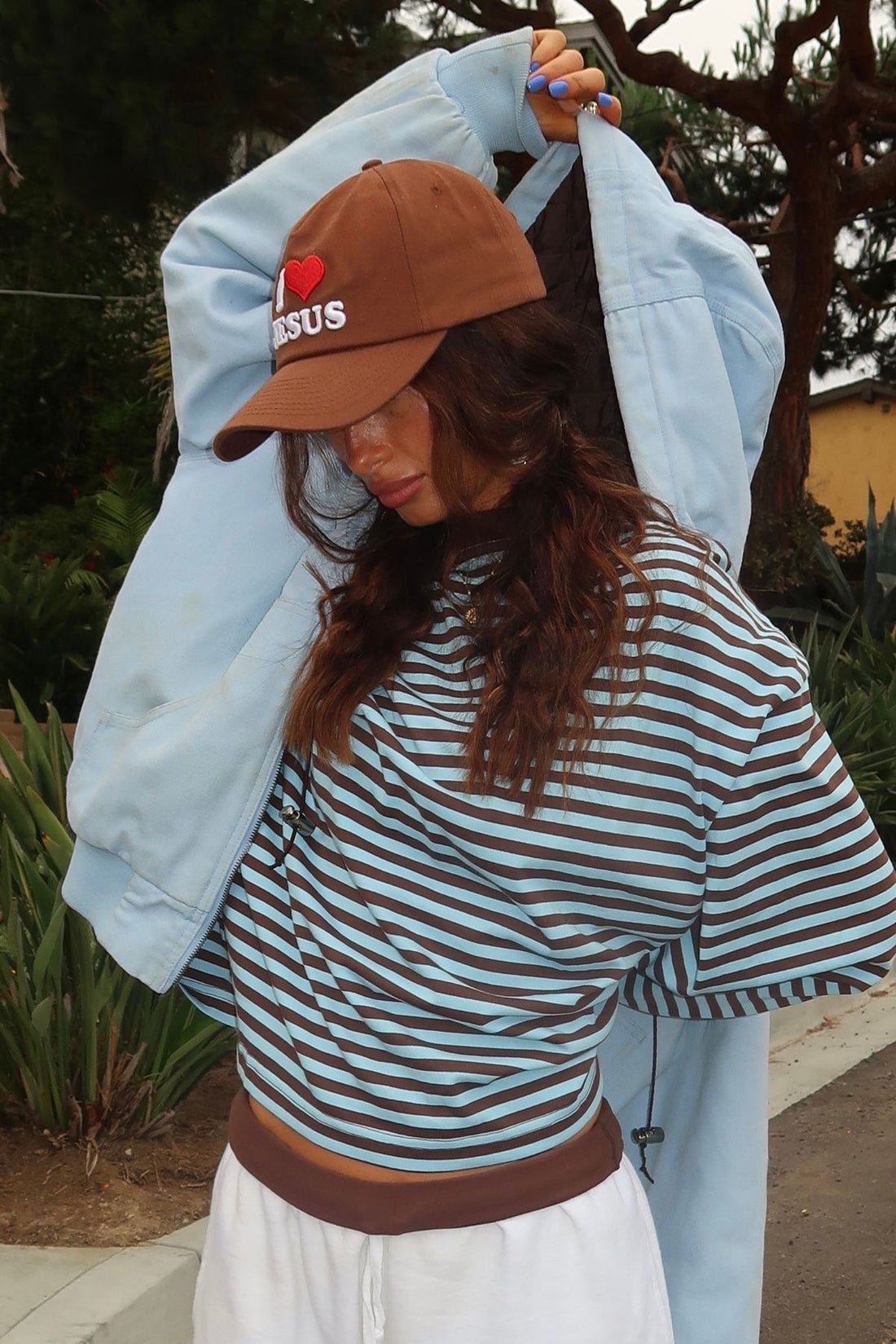 SOERA Vivien Striped Oversized Knit Sweater - Sweater - SOERA-362307-TUR-XS-40067 Turquoise XS