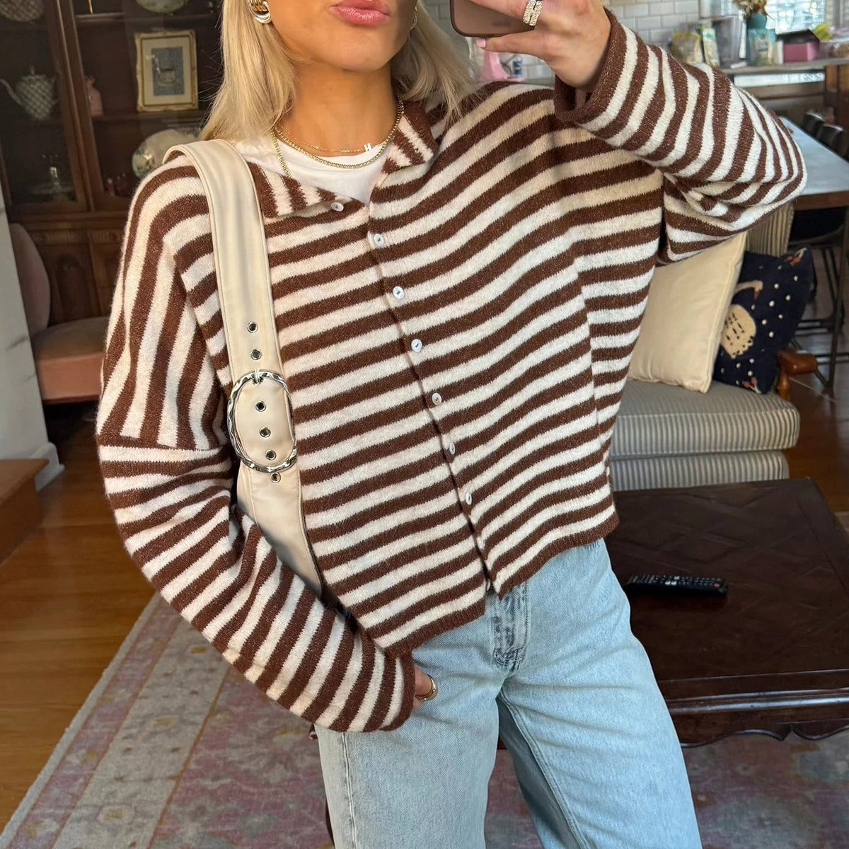 Sofia stripet cardigan