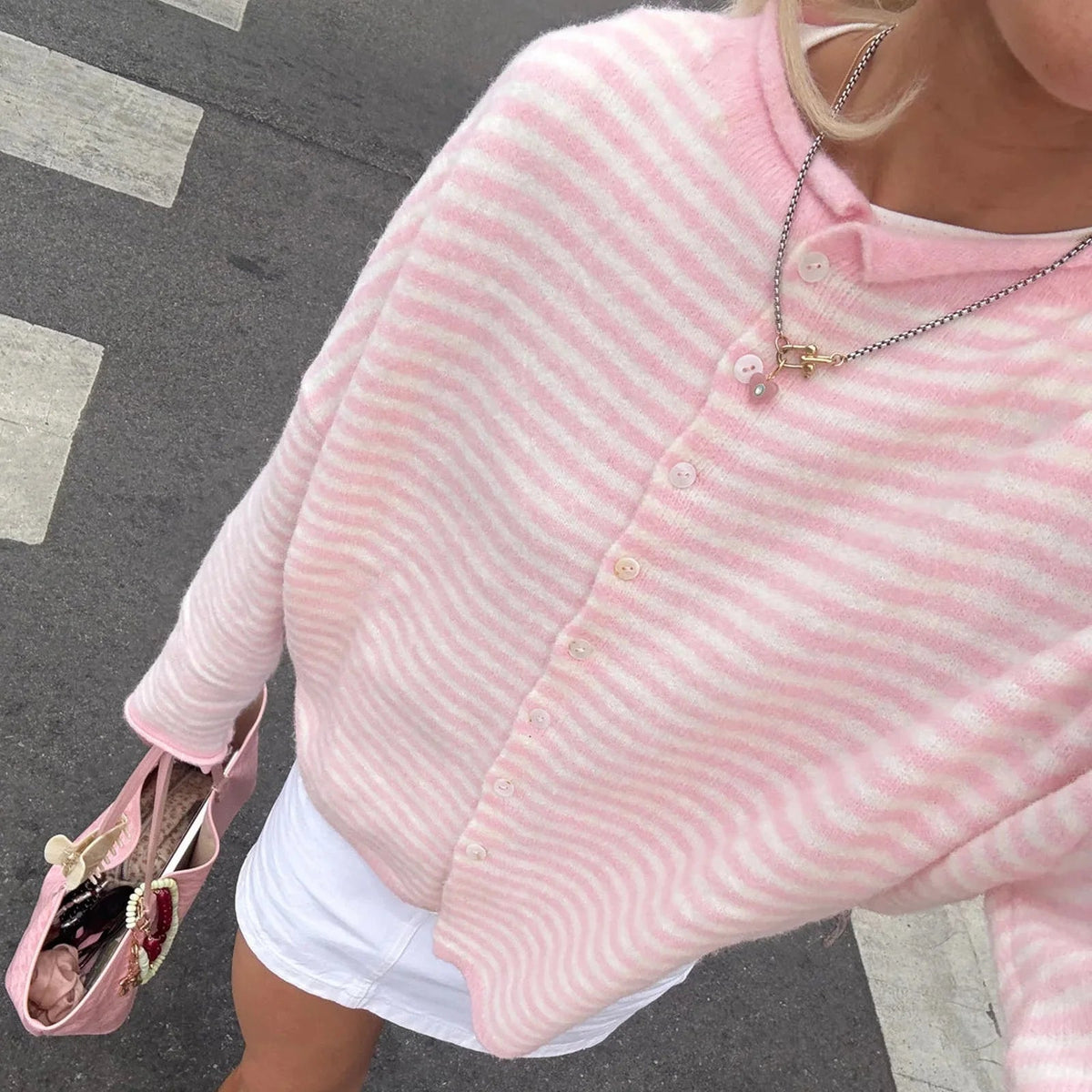 Sofia stripet cardigan