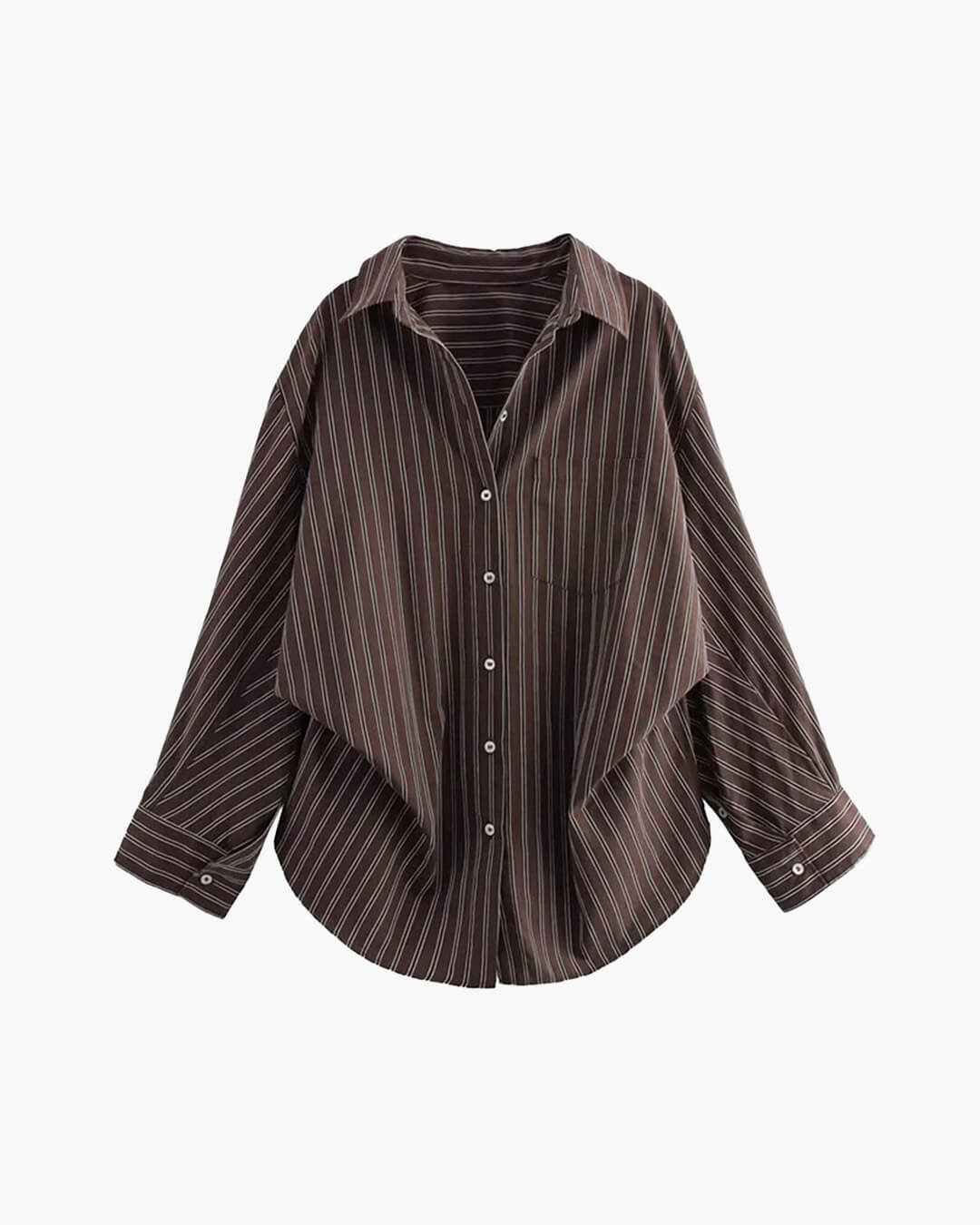 SOERA Gaile Bat Sleeve Striped Shirts - Tops - iy1774532669745699061 Light Yellow XS